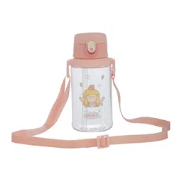 GUCHIGU Kids Pink Printed Sipper Water Bottle- 600 ML-image-38