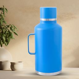 Kuber Industries Blue Single Stainless Steel Solid Water Bottle-picture-23