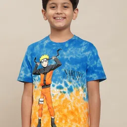 Kids Ville Boys Naruto Printed Pure Cotton Tshirt-picture-27
