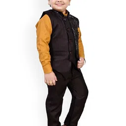 BAESD Boys  Single-Breasted Three-Piece Party Suit image 4