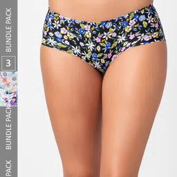 FashionRack Women Pack Of 3 Assorted Hipster Briefs-picture-17