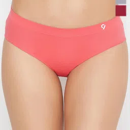 C9 AIRWEAR Women Pack Of 3 Mid-Rise Seamless Hipster Briefs-picture-20