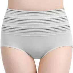 SHREE GANESH FASHION Women Pack Of 3 Cotton Striped High-Rise Hipster Briefs image 2