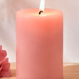 Home Centre Pink Scented Pillar Candle-picture-10