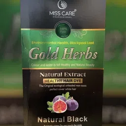 Miss Care Gold Herbs Fruit Vinegar Ammonia Free Healthy Hair Dye - 1000 ml- Natural Black-image-12