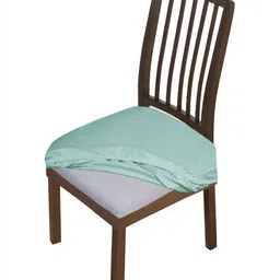 HOKIPO Green Self Design Jacquard Stretchable Chair Cover-picture-21