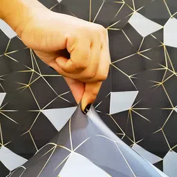 STITCHNEST Black & White Set of 4 Chair Cushion Cover image 2