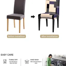 Cortina Set Of 4 Brown Chair Covers image 3