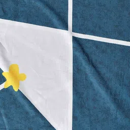 Kuber Industries Set Of 6 Blue Printed Elastic Stretchable Chair Cover image 4