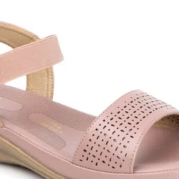 Carlton London Laser Cuts Open Toe Comfort Heels image 4