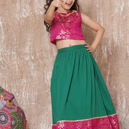 Aj DEZInES Girls Ready to Wear Lehenga & Blouse-picture-34