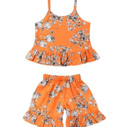 Aj DEZInES Girls Printed Top with Shorts-picture-25