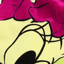 Kids Ville Girls Yellow & Purple Mickey & Friends Printed T-shirt image 4