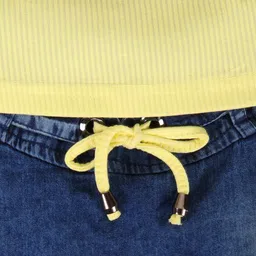 Wish Karo Girls Embroidered T-shirt with Skirt image 4