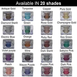 Veoni BELLE Colorful Shimmer Waterproof Copper Pigment Powder Glitter Eyeshadow Palette image 4