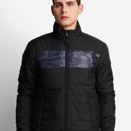 Wildcraft Men Black Windcheater Puffer Jacket image 1
