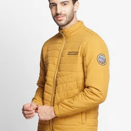 Wildcraft Men Khaki Water Resistant Outdoor Open Front Jacket image 4