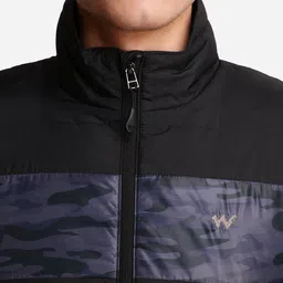 Wildcraft Men Black Windcheater Puffer Jacket image 2