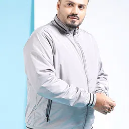 hardsoda by the indian garage co HARDSODA Plus Size Lightweight Outdoor Bomber Jacket image 3