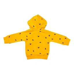 MeeMee Boys Yellow Printed Bomber Jacket image 3