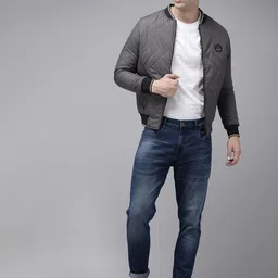 SPYKAR Reversible Padded Bomber Jacket image 4