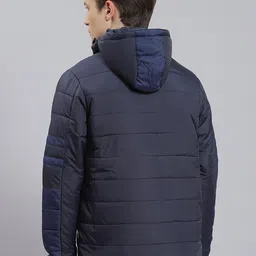 Monte Carlo Colourblocked Hooded Lightweight Puffer Jacket image 3
