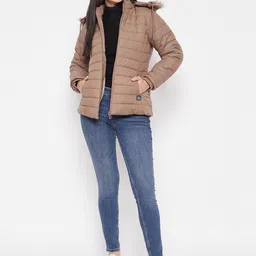 VERO AMORE Lightweight Faux Fur Trim Puffer Jacket image 5
