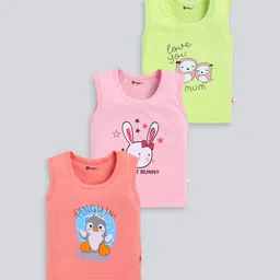 MooNKids Kids Pack Of 3 Printed Cotton Vests MK_Vest_32-picture-39