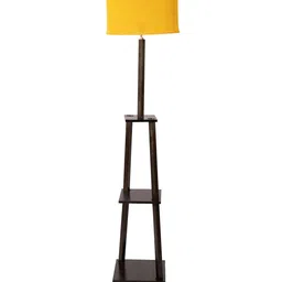 SANDED EDGE Yellow Wooden Floor Lamp image 5