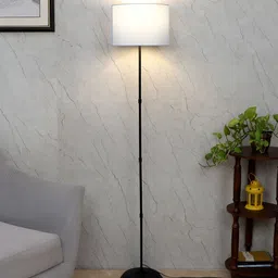 TU CASA Blue & Black Foldable Cylindrical Shaped Floor Lamp image 4