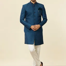 Manyavar Men Brocade Sherwani Set image 1