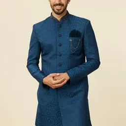 Manyavar Men Brocade Sherwani Set image 5