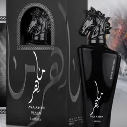 Lattafa MAAHIR BLACK Men Eau De Parfume - 100ml-picture-31