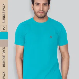 LUX NITRO Pack Of 2 Cotton Anti Odour Lounge T-shirt-picture-24