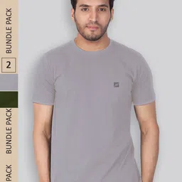 LUX NITRO Pack Of 2 Round Neck Lounge T-Shirts-picture-42
