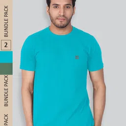 LUX NITRO Pack Of 2 Round Neck Lounge T-shirts image 1