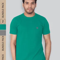 LUX NITRO Pack Of 2 Anti Odour Round Neck Lounge T-Shirt-picture-40