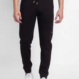 SPYKAR Men Black Solid Cotton Slim-Fit Joggers-image-48