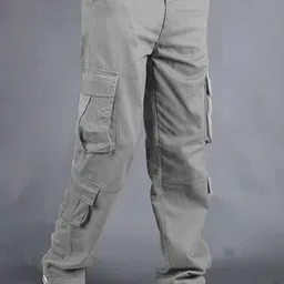 urban indy URNAN INDY Men Cotton Cargo Trousers-picture-21