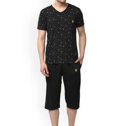 mack jonney VIMAL JONNEY Conversational Printed Night Suit-picture-6