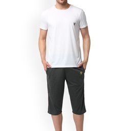 mack jonney VIMAL JONNEY Men T-shirt With Capris Night Suit-picture-33