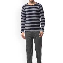mack jonney VIMAL JONNEY Striped Night Suit-picture-47
