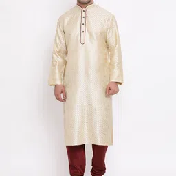 ZOIS Men Printed Regular Kurta with Churidar-picture-28