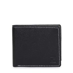 CIMONI Men Textured Genuine Leather Two Fold Wallet With RFID image 3