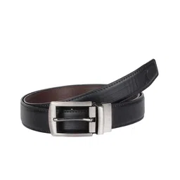 Creature Men Black & Brown PU Reversible Belt image 2