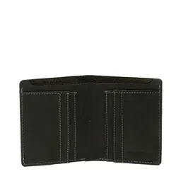 Alvaro Castagnino Men Black Leather Two Fold Wallet image 4