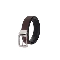 Creature Men Black & Brown PU Reversible Belt image 4