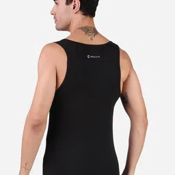 FREECULTR Cotton Innerwear Basic Vests FC-CTN-VT-BLK-01 image 2
