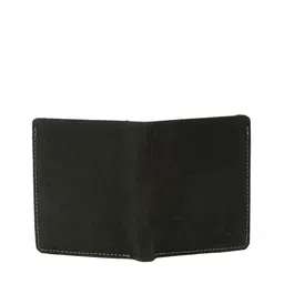Alvaro Castagnino Men Black Leather Two Fold Wallet image 3