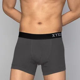 XYXX Mens Solid Pack of 3 Combed Cotton Pace Trunk XYTRNK3PCKN906 image 3